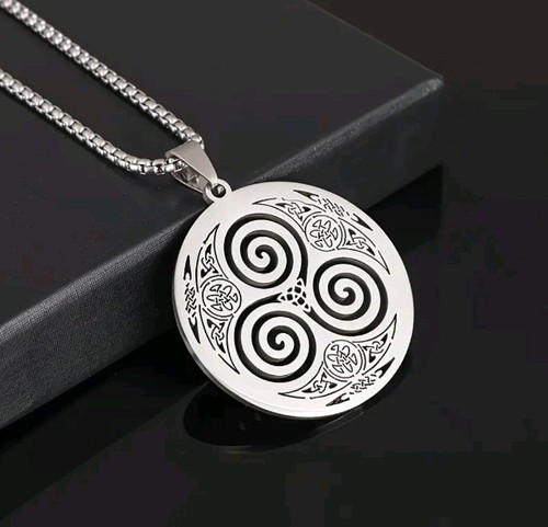 Celtic necklace triskelion - celtic,