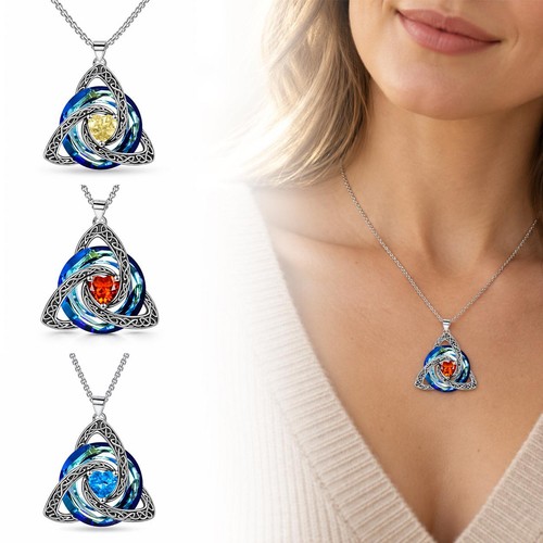 Birthstone celtic trinity - birthstone,
