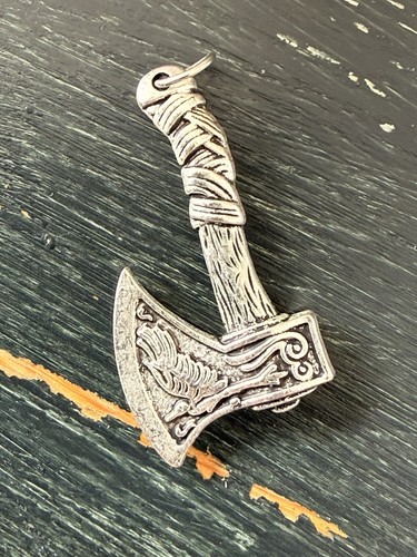 Mens thor axe hammer metal - mens,