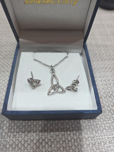 Sterling silver celtic trinity - sterling,