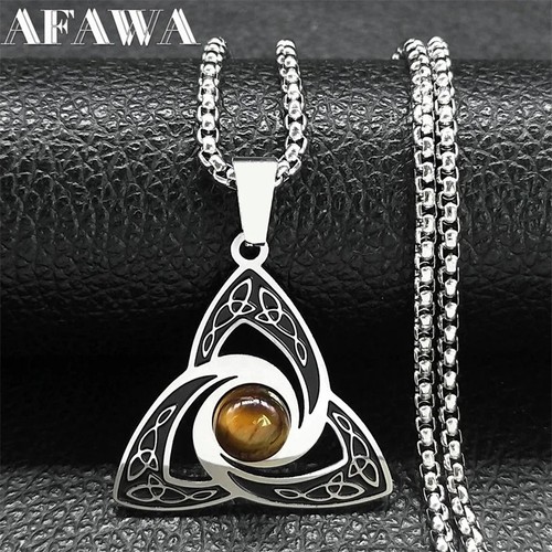 Viking trinity knot - viking, necklace