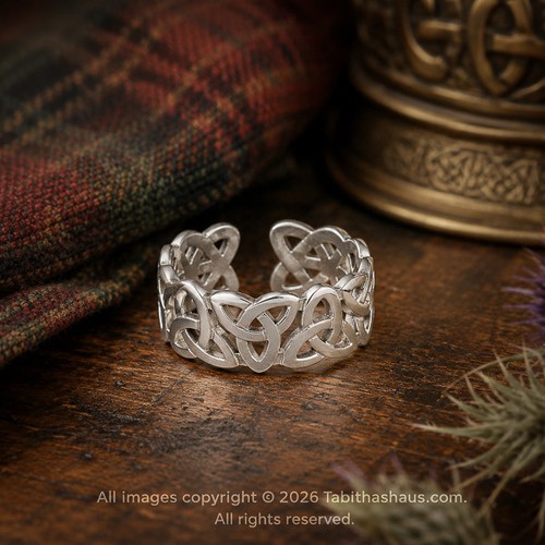 Celtic knot ring stainless - ring,