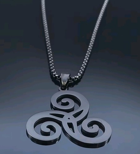 Celtic necklace triskelion - necklace,