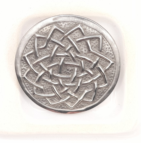 Vintage stamped metal celtic - vintage,