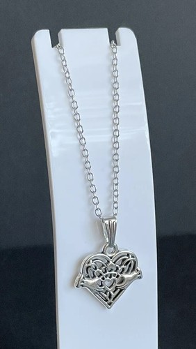 Irish knot claddagh necklace - claddagh,