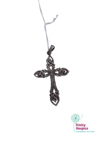 Celtic cross pendant silver - celtic,