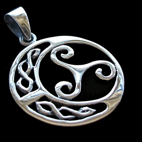 Triskelion celtic moon - celtic,