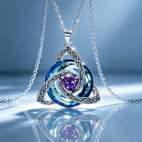 2027 birthstone celtic trinity - 2027,