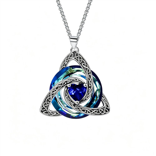 Birthstone celtic trinity - birthstone,