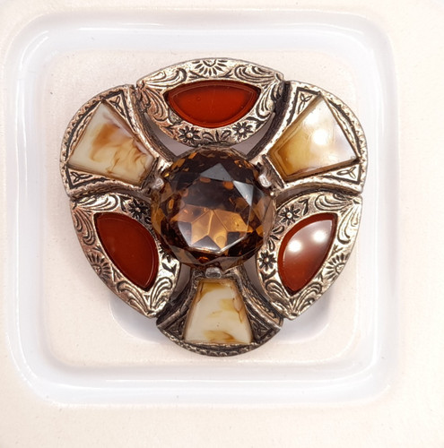 Large celtic brooch miracle - brooch, by