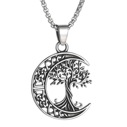 Celtic tree life crescent - of,