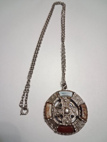 Scottish celtic cross pendant - celtic,