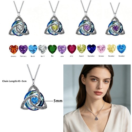 Birthstone celtic trinity - birthstone,