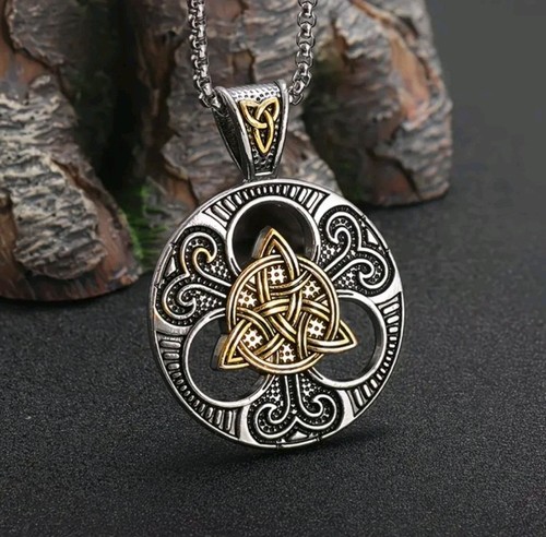 Celtic knot necklace - knot,