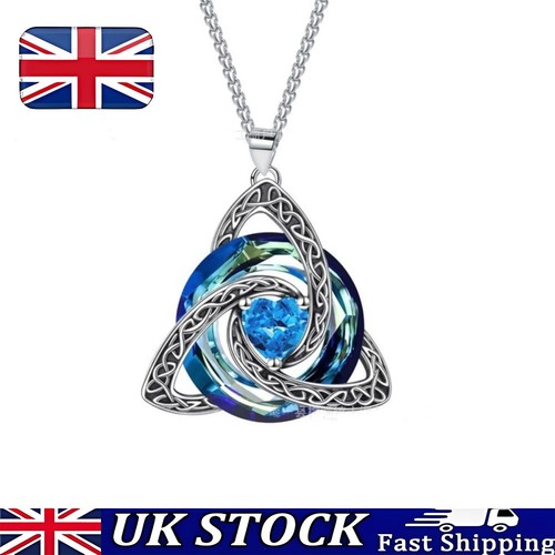 Birthstone celtic trinity knot - birthstone,