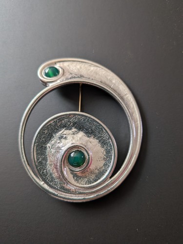 Large celtic swirl - swirl, brooch