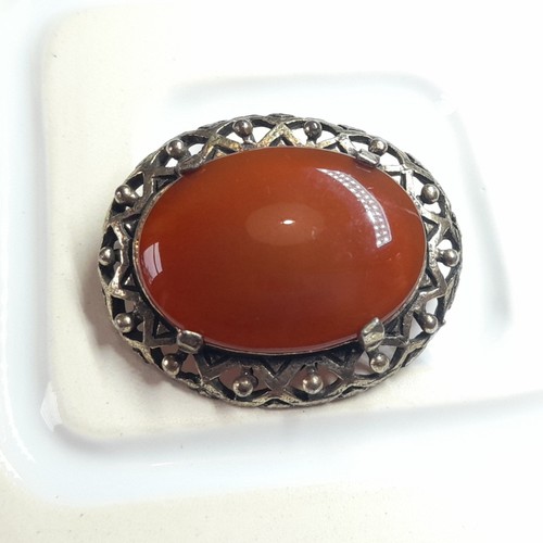 Miracle faux agate brooch - miracle,