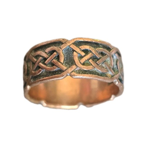 Solid copper celtic - celtic, ring