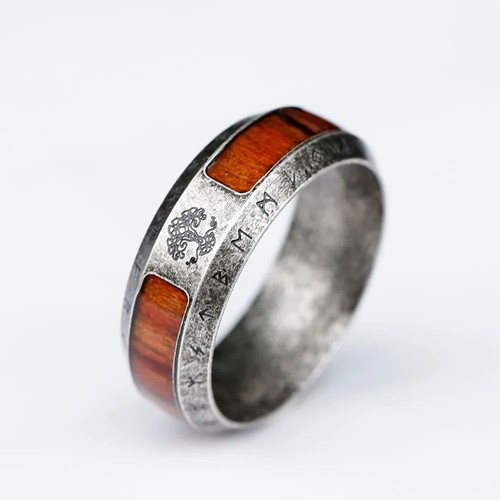 Mens viking tree - tree, ring