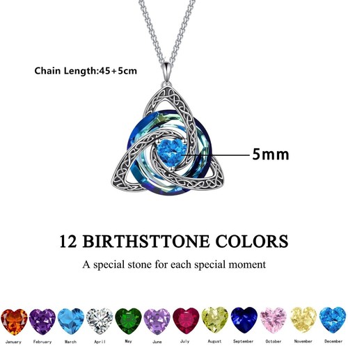 Celtic trinity knot necklace - celtic,