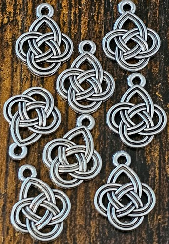 Celtic knot antique silver - 8,