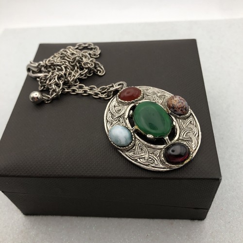 Scottish celtic stone - scottish, pendant