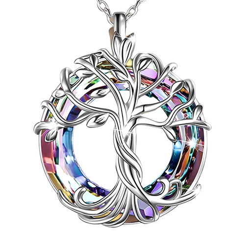 Silver celtic tree life - of,